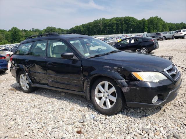 4S4BP62C887355642 - 2008 SUBARU OUTBACK 2.5I LIMITED BLACK photo 4