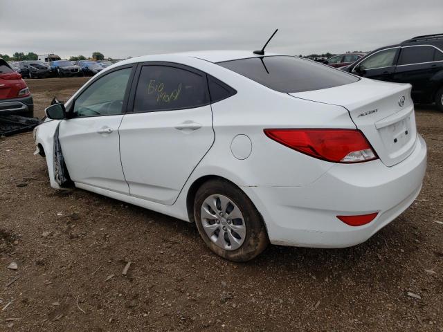 KMHCT4AE3HU317521 - 2017 HYUNDAI ACCENT SE WHITE photo 2