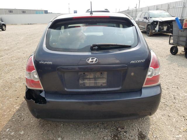 KMHCN35C38U071681 - 2008 HYUNDAI ACCENT BASE BLUE photo 6