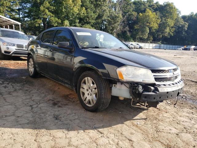 1C3CDZAB3DN652226 - 2013 DODGE AVENGER SE BLACK photo 1