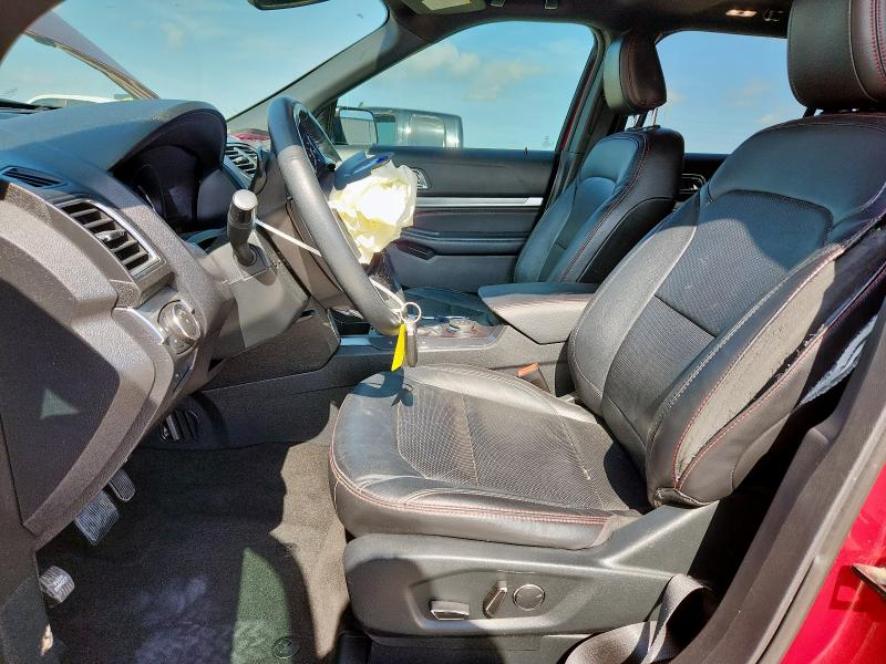 1FM5K8GT1JGC93281 - 2018 FORD EXPLORER SPORT Червоний фото 7