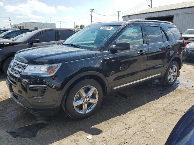 1FM5K7D89JGC03921 - 2018 FORD EXPLORER XLT BLACK photo 1