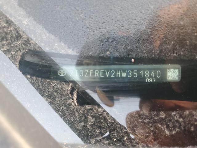 2T3ZFREV2HW351840 - 2017 TOYOTA RAV4 LE 勃艮第红 照片 13