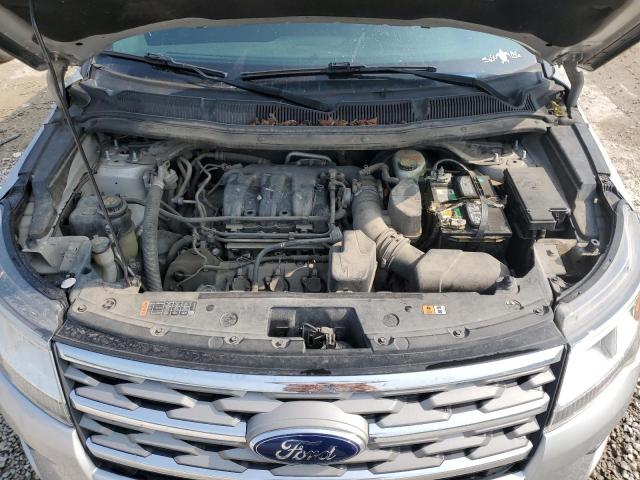 1FM5K8D87JGA13279 - 2018 FORD EXPLORER XLT Сріблястий фото 12