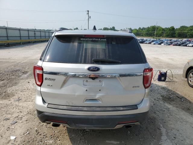 1FM5K8D87JGA13279 - 2018 FORD EXPLORER XLT Сріблястий фото 6