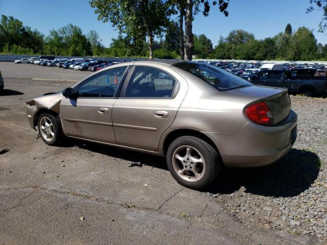 1B3ES46C9YD813092 - 2000 DODGE NEON BASE TAN photo 2