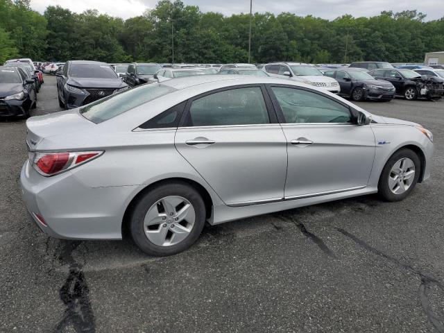 KMHEC4A44CA032062 - 2012 HYUNDAI SONATA HYBRID SILVER photo 3