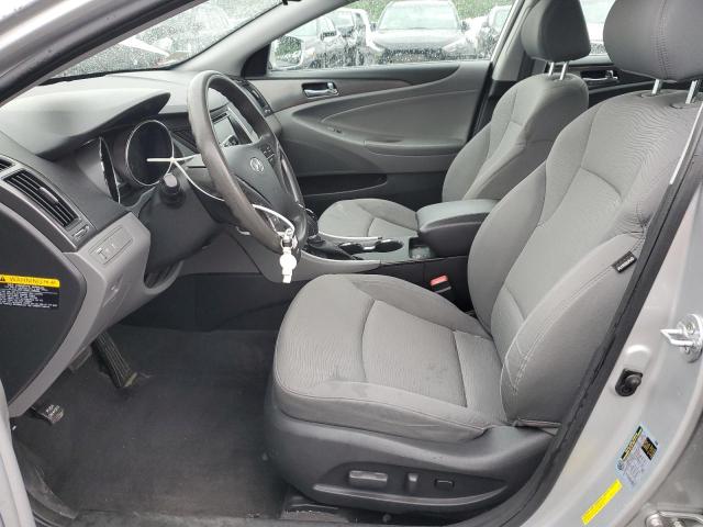 KMHEC4A44CA032062 - 2012 HYUNDAI SONATA HYBRID SILVER photo 7