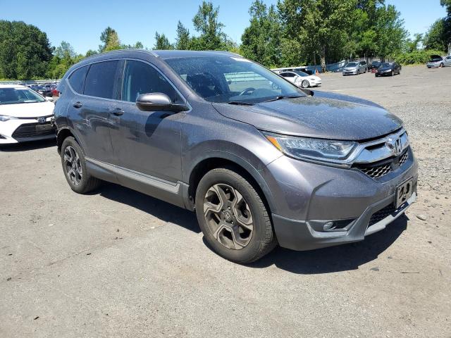 2HKRW2H94JH627387 - 2018 HONDA CR-V TOURING GRAY photo 4