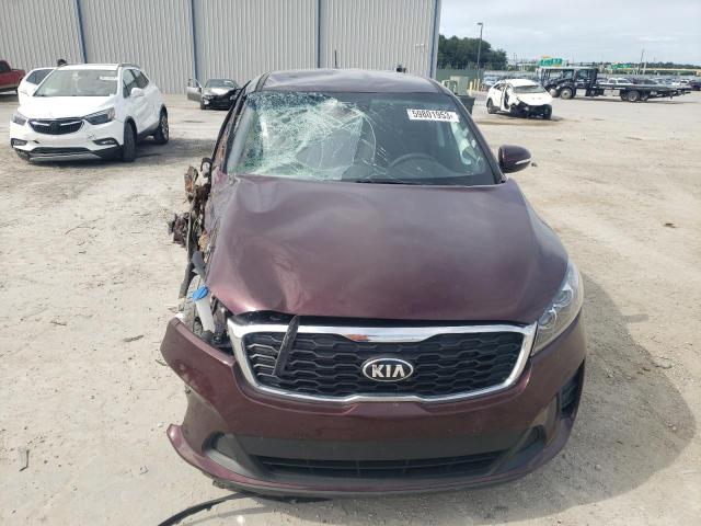 5XYPG4A32LG625332 - 2020 KIA SORENTO L BURGUNDY photo 5