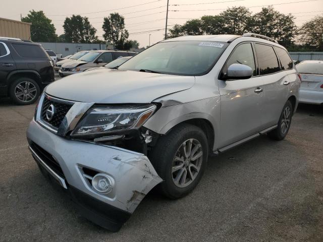 5N1AR2MM2EC660982 - 2014 NISSAN PATHFINDER S SILVER photo 1
