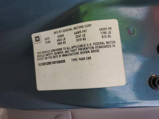 1G1NE52M1V6106426 - 1997 CHEVROLET MALIBU LS GREEN photo 12