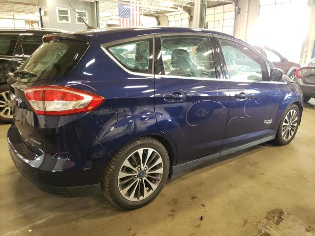 1FADP5FU7HL116820 - 2017 FORD C-MAX TITANIUM BLUE photo 3