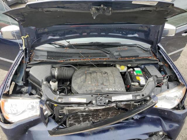 2C4RC1CG0CR375894 - 2012 CHRYSLER TOWN & COU TOURING L BLUE photo 11