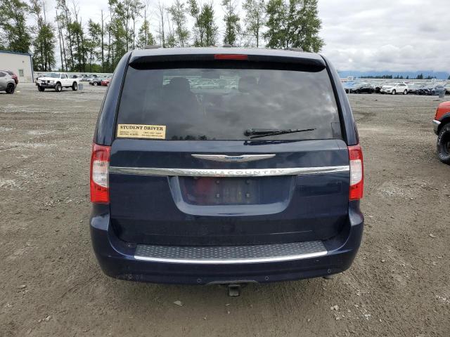 2C4RC1CG0CR375894 - 2012 CHRYSLER TOWN & COU TOURING L BLUE photo 6