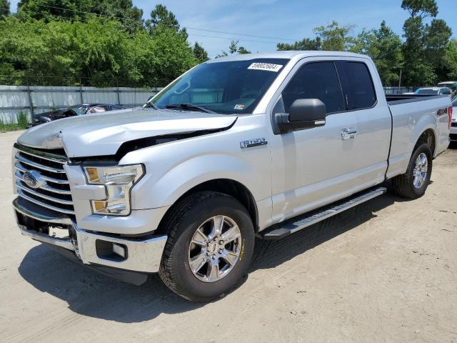 1FTEX1E85GFC45101 - 2016 FORD F150 SUPER CAB SILVER photo 1