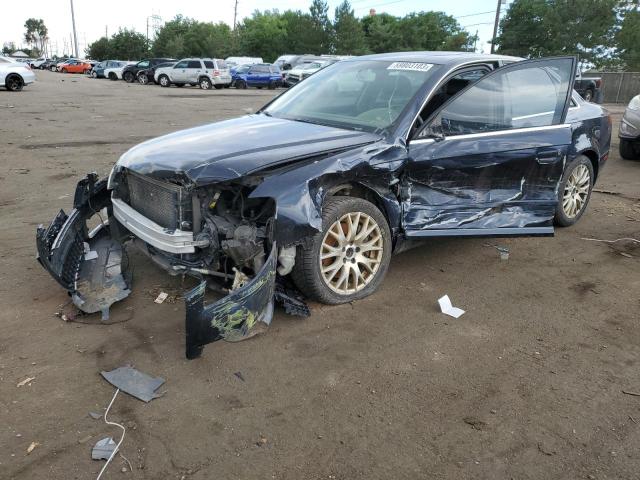 WAUAF78E08A168526 - 2008 AUDI A4 2.0T BLUE photo 1