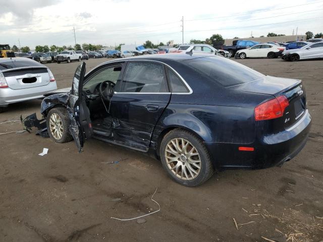 WAUAF78E08A168526 - 2008 AUDI A4 2.0T BLUE photo 2