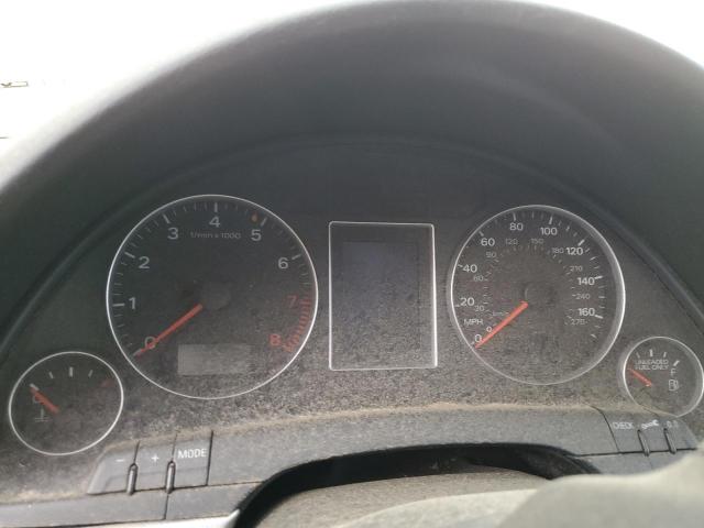 WAUAF78E08A168526 - 2008 AUDI A4 2.0T BLUE photo 9