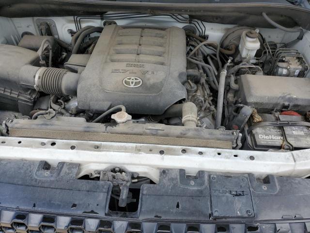 5TFRY5F16KX252858 - 2019 TOYOTA TUNDRA DOUBLE CAB SR/SR5 WHITE photo 11