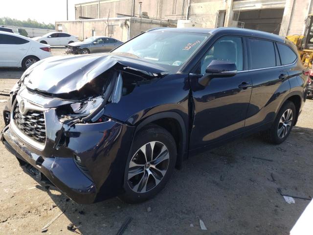 5TDHZRBH1LS509046 - 2020 TOYOTA HIGHLANDER XLE Կապույտ լուսանկար 1
