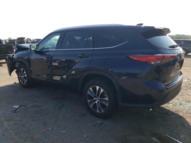 5TDHZRBH1LS509046 - 2020 TOYOTA HIGHLANDER XLE Կապույտ լուսանկար 2