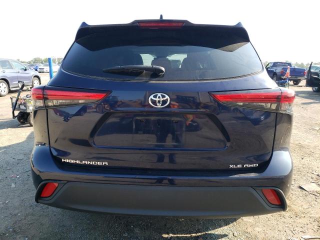 5TDHZRBH1LS509046 - 2020 TOYOTA HIGHLANDER XLE Կապույտ լուսանկար 6