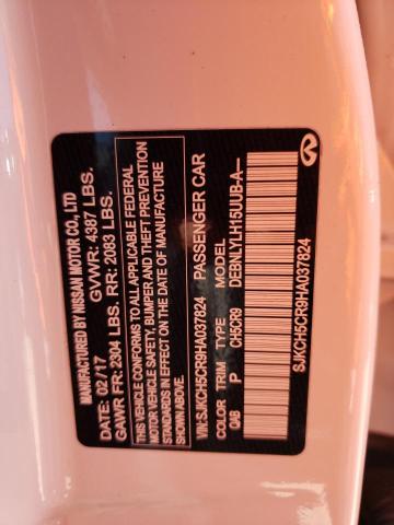 SJKCH5CR9HA037824 - 2017 INFINITI QX30 BASE 白色 照片 13