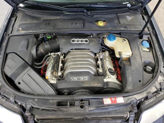 WAUJT68EX2A313193 - 2002 AUDI A4 3.0 GRAY photo 11