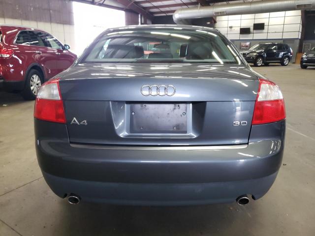 WAUJT68EX2A313193 - 2002 AUDI A4 3.0 GRAY photo 6