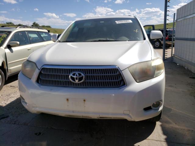 JTEEW44A782013547 - 2008 TOYOTA HIGHLANDER HYBRID LIMITED WHITE photo 5