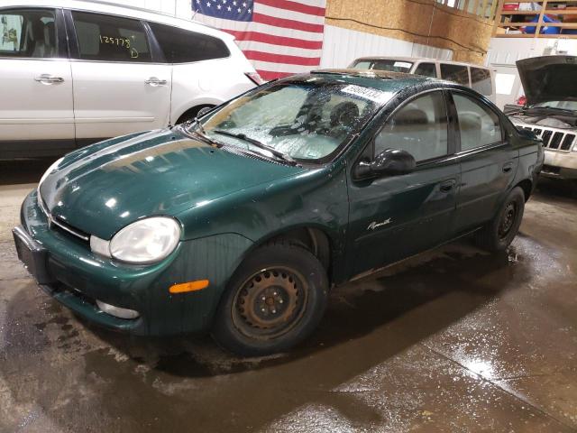 1P3ES46C6YD696943 - 2000 PLYMOUTH NEON BASE 绿色 照片 1