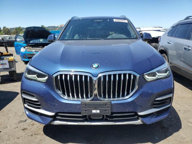 5UXCR6C01N9K49992 - 2022 BMW X5 XDRIVE40I BLUE photo 5