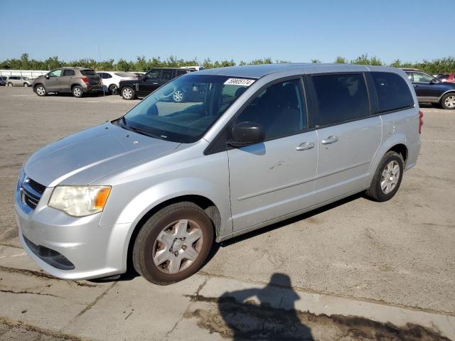 2C4RDGBG9CR225686 - 2012 DODGE GRAND CARA SE SILVER photo 1