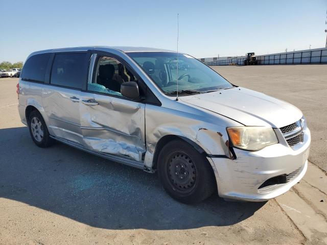 2C4RDGBG9CR225686 - 2012 DODGE GRAND CARA SE SILVER photo 4