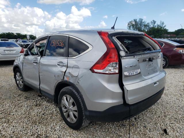 3CZRM3H5XCG700406 - 2012 HONDA CR-V EX SILVER photo 3