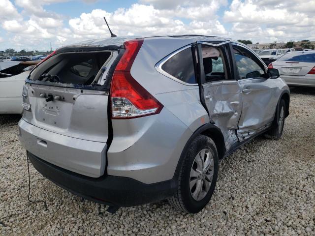 3CZRM3H5XCG700406 - 2012 HONDA CR-V EX SILVER photo 4