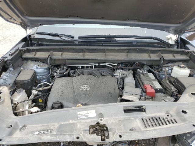 5TDGZRAH3LS029166 - 2020 TOYOTA HIGHLANDER XLE Blau Foto 12