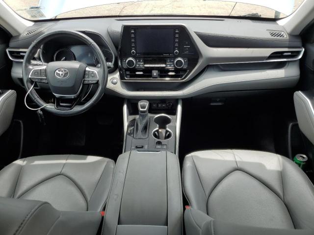 5TDGZRAH3LS029166 - 2020 TOYOTA HIGHLANDER XLE Blau Foto 8