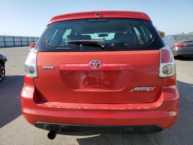 2T1KR32E78C713407 - 2008 TOYOTA COROLLA MA XR RED photo 6