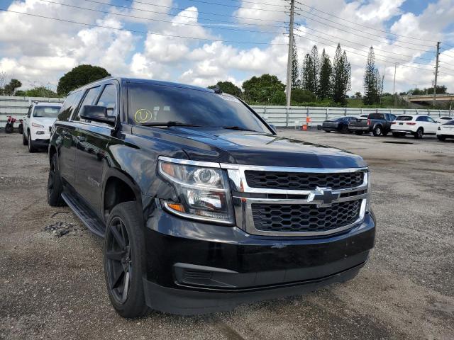 1GNSCHKC3KR293243 - 2019 CHEVROLET SUBURBAN C1500 LT BLACK photo 1