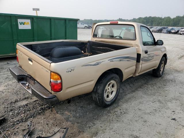 5TENL42N31Z778663 - 2001 TOYOTA TACOMA BEIGE photo 3