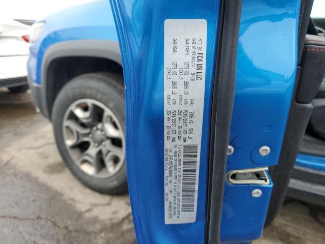 1C4PJMBX7KD308842 - 2019 JEEP CHEROKEE TRAILHAWK BLUE photo 13