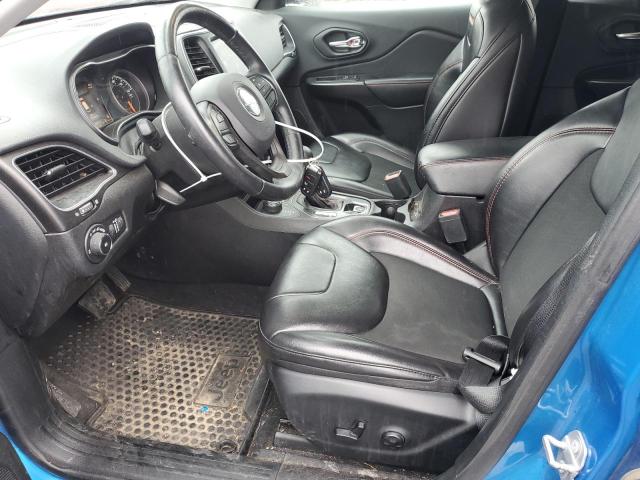 1C4PJMBX7KD308842 - 2019 JEEP CHEROKEE TRAILHAWK BLUE photo 7