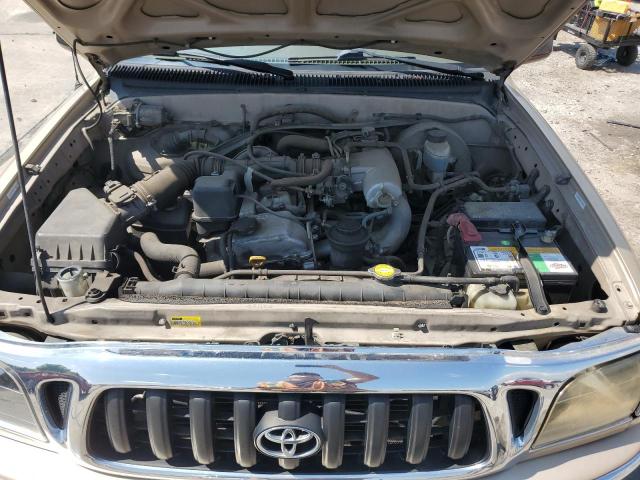 5TESM92N52Z087438 - 2002 TOYOTA TACOMA XTRACAB PRERUNNER ოქროსფერი ფოტო 11