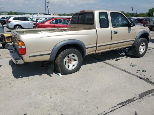 5TESM92N52Z087438 - 2002 TOYOTA TACOMA XTRACAB PRERUNNER ოქროსფერი ფოტო 3