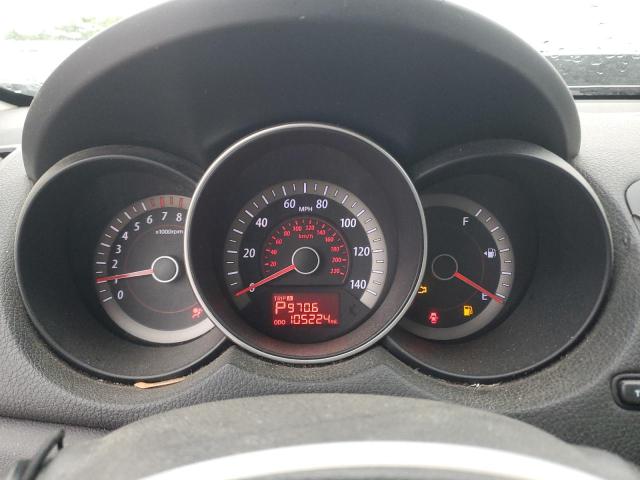 KNAFU4A24C5538307 - 2012 KIA FORTE EX შავი ფოტო 9