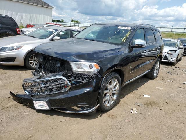 1C4RDJEG1JC302338 - 2018 DODGE DURANGO CITADEL BLACK photo 1