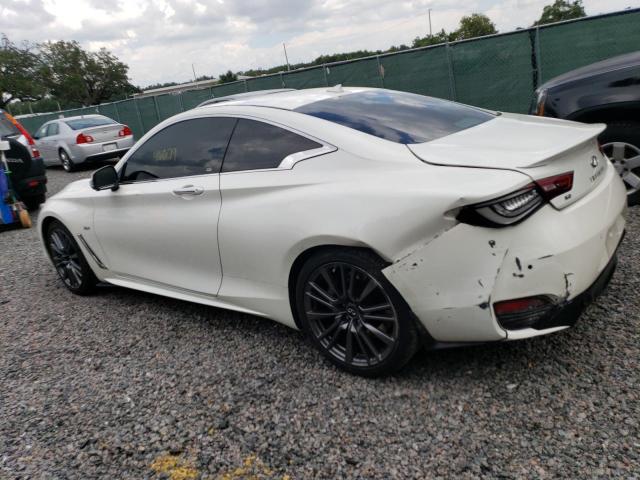 JN1EV7EL0HM553631 - 2017 INFINITI Q60 PREMIUM WHITE photo 2