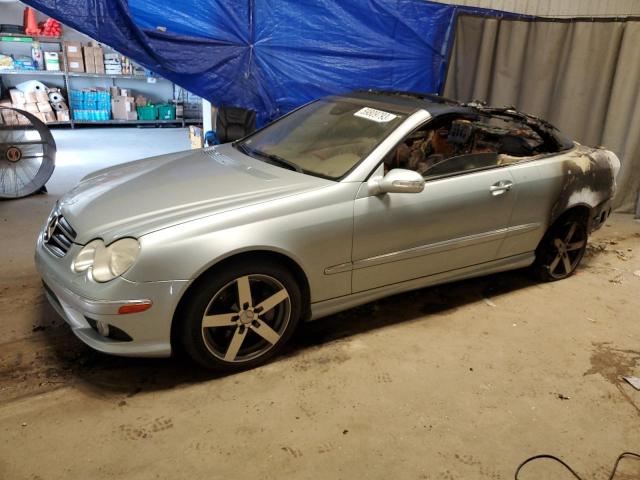 WDBTK72F87T085954 - 2007 MERCEDES-BENZ CLK 550 SILVER photo 1